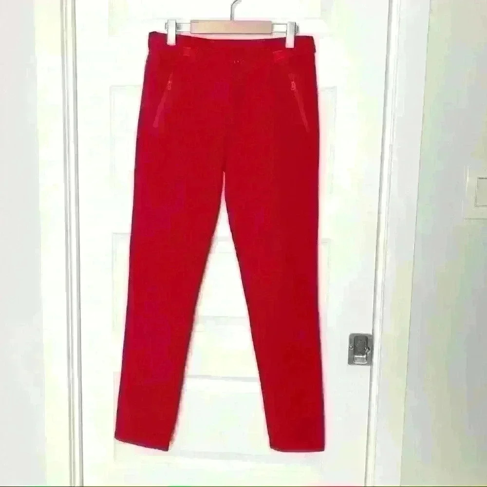 Red soft shell slim fits Trousers/Pants, fleece inside supper warm